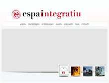 Tablet Screenshot of espai-integratiu.com